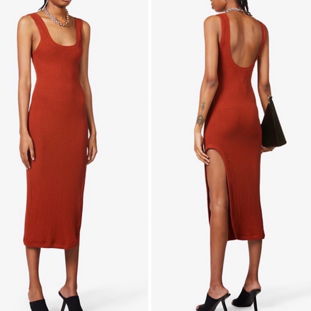 Alix Nyc Palma Dress Rust